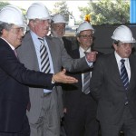 Don Juan Carlos durante su visita a las instalaciones de Atlantic Copper