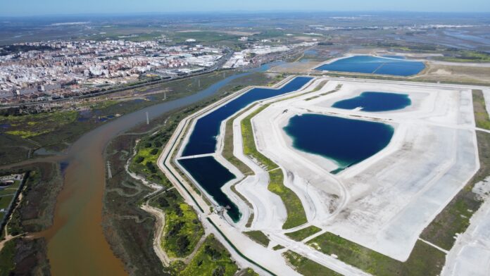 Balsas de Fosfoyesos junto a la ciudad de Huelva en 2026